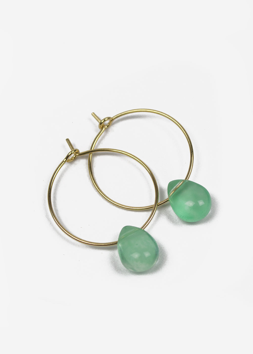 Aqua Drop Hoops