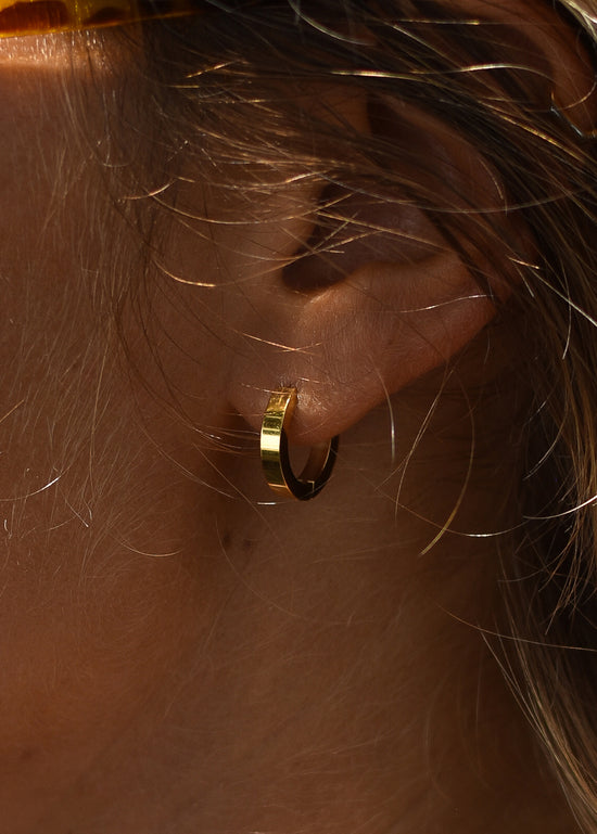 16mm Gold Hoop Waterproof Surf Earrings