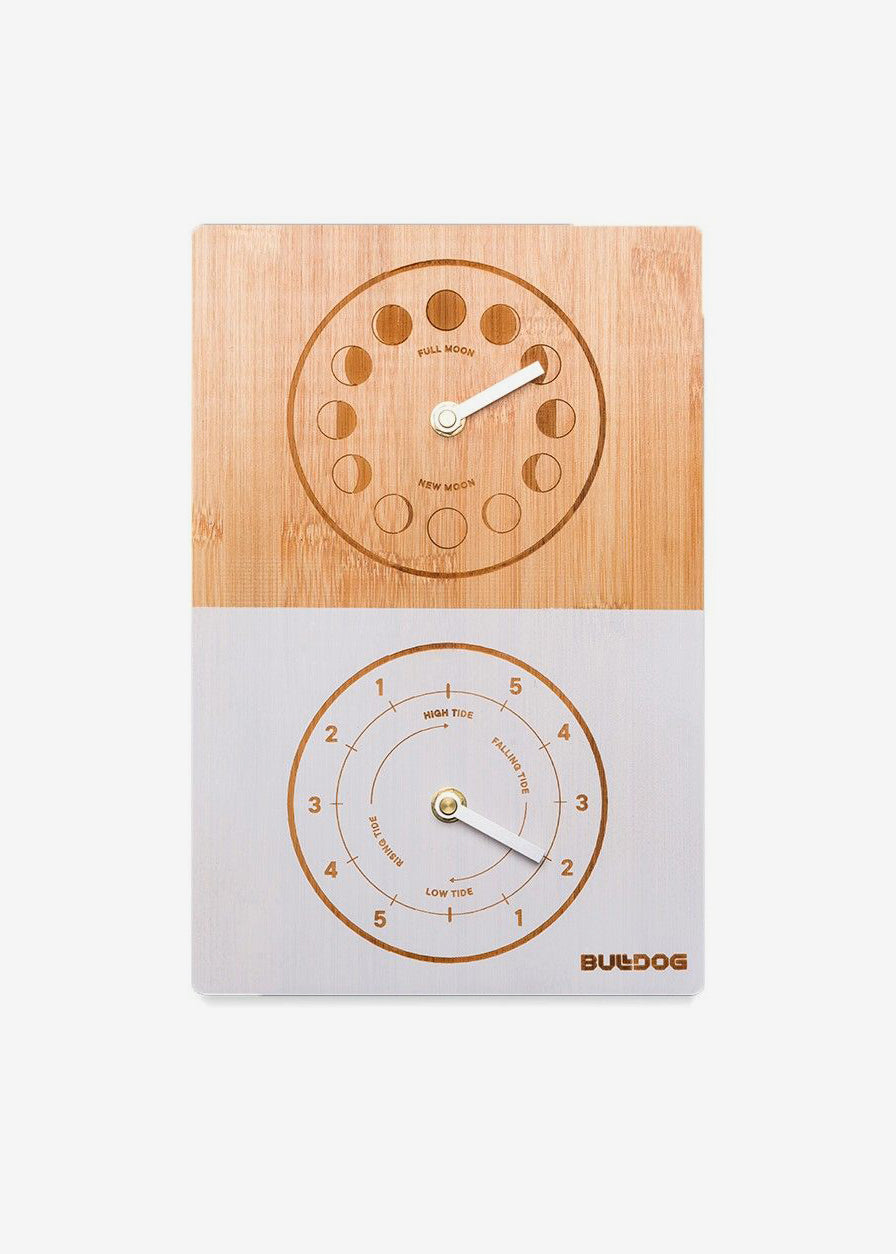 Bamboo Wall Mounted Tide & Moon Clock