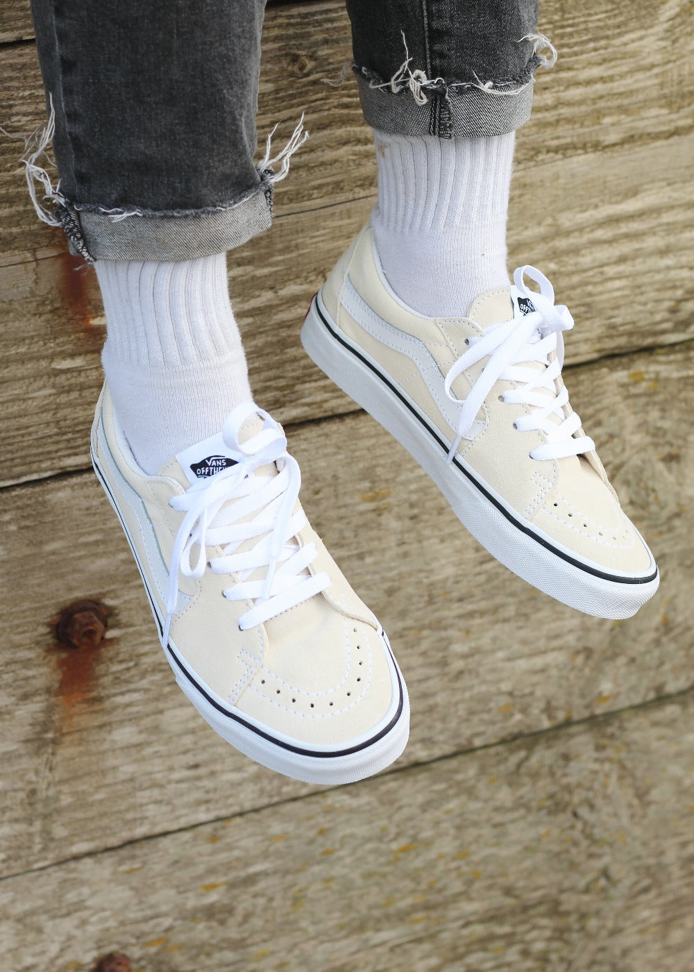 Classic White Sk8 Low Shoes