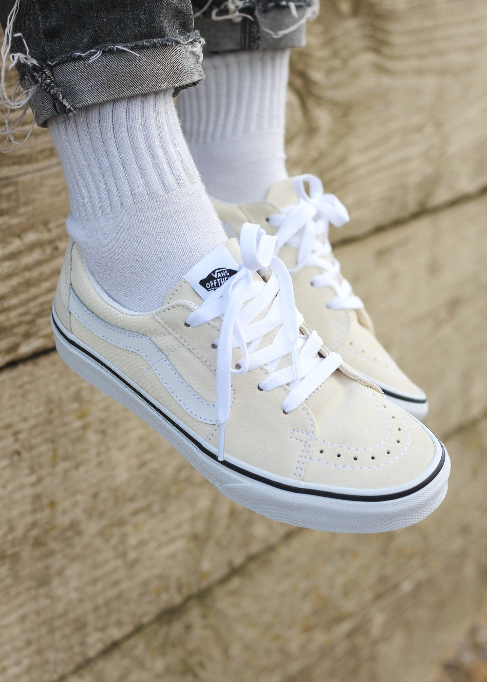 Classic White Sk8 Low Shoes