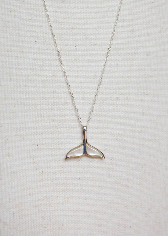 Whale Tail Pearly Necklace by Yemaya