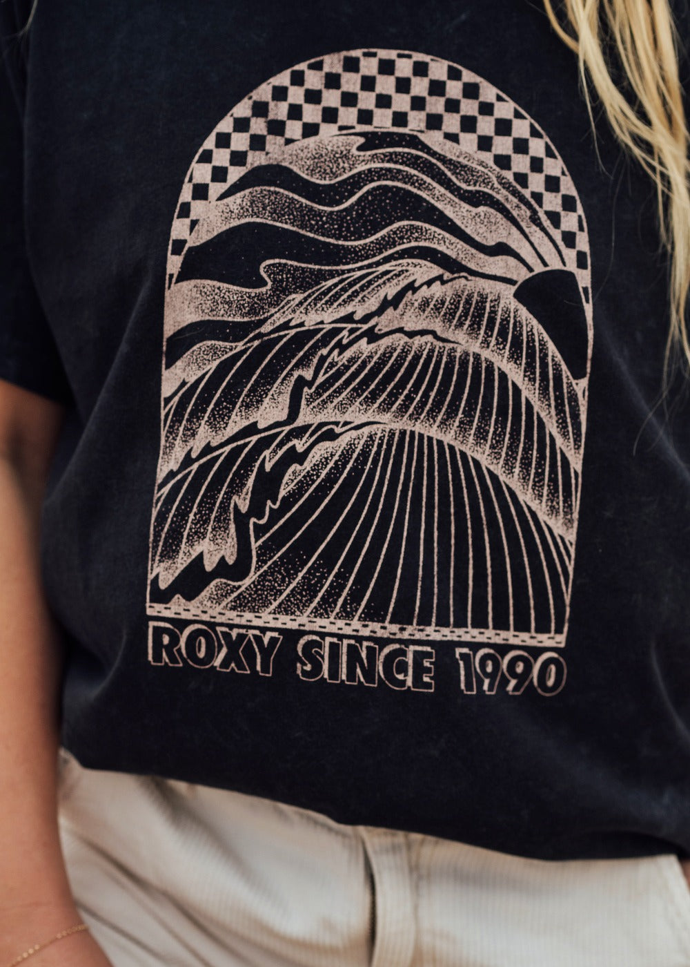 Moonlight Sunset Oversized T-Shirt by Roxy