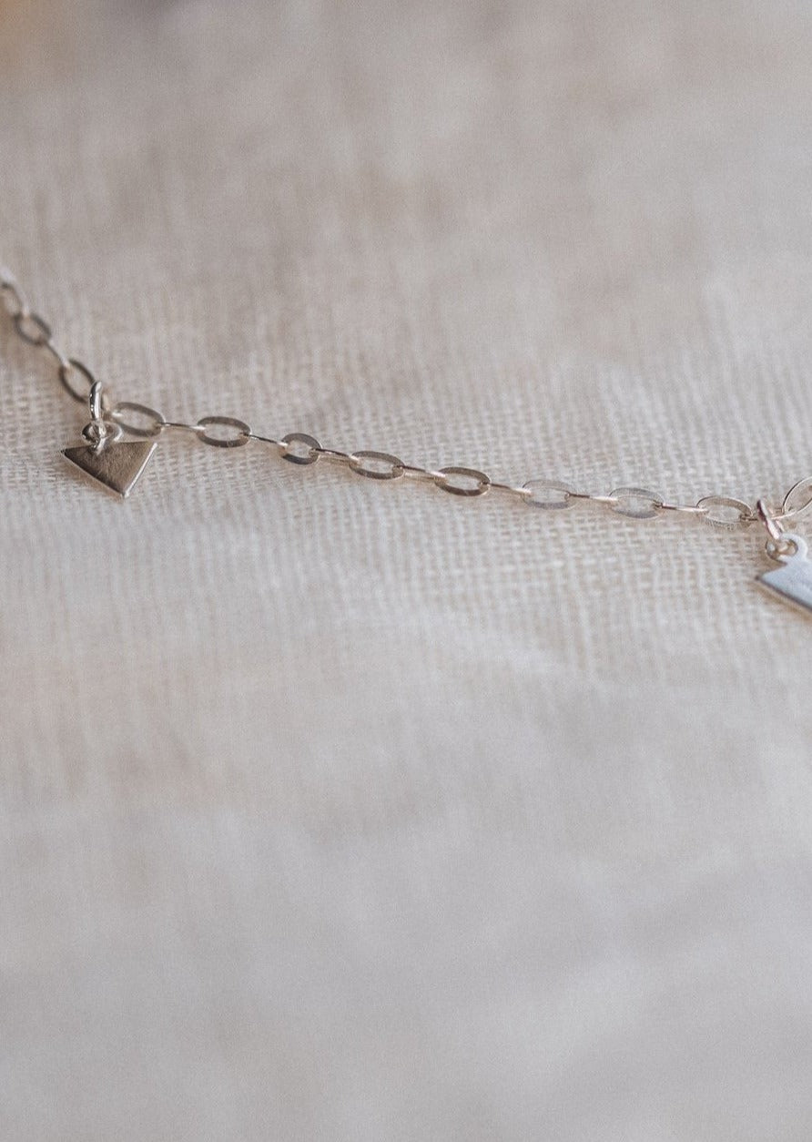 Silver Arrows Necklace by Catch The Sunrise