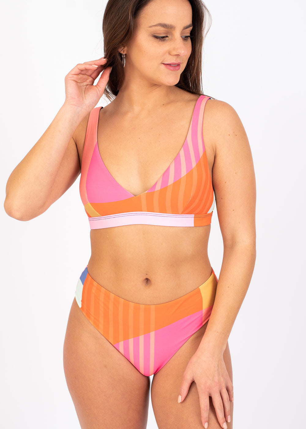 Day Break Triangle Bikini Top