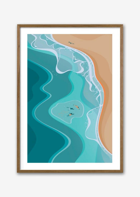 Swimmers - Limited Edition Art Print