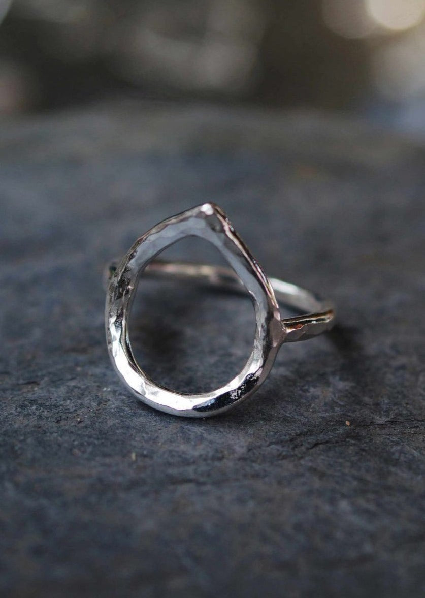 Splash Sterling Silver Ring