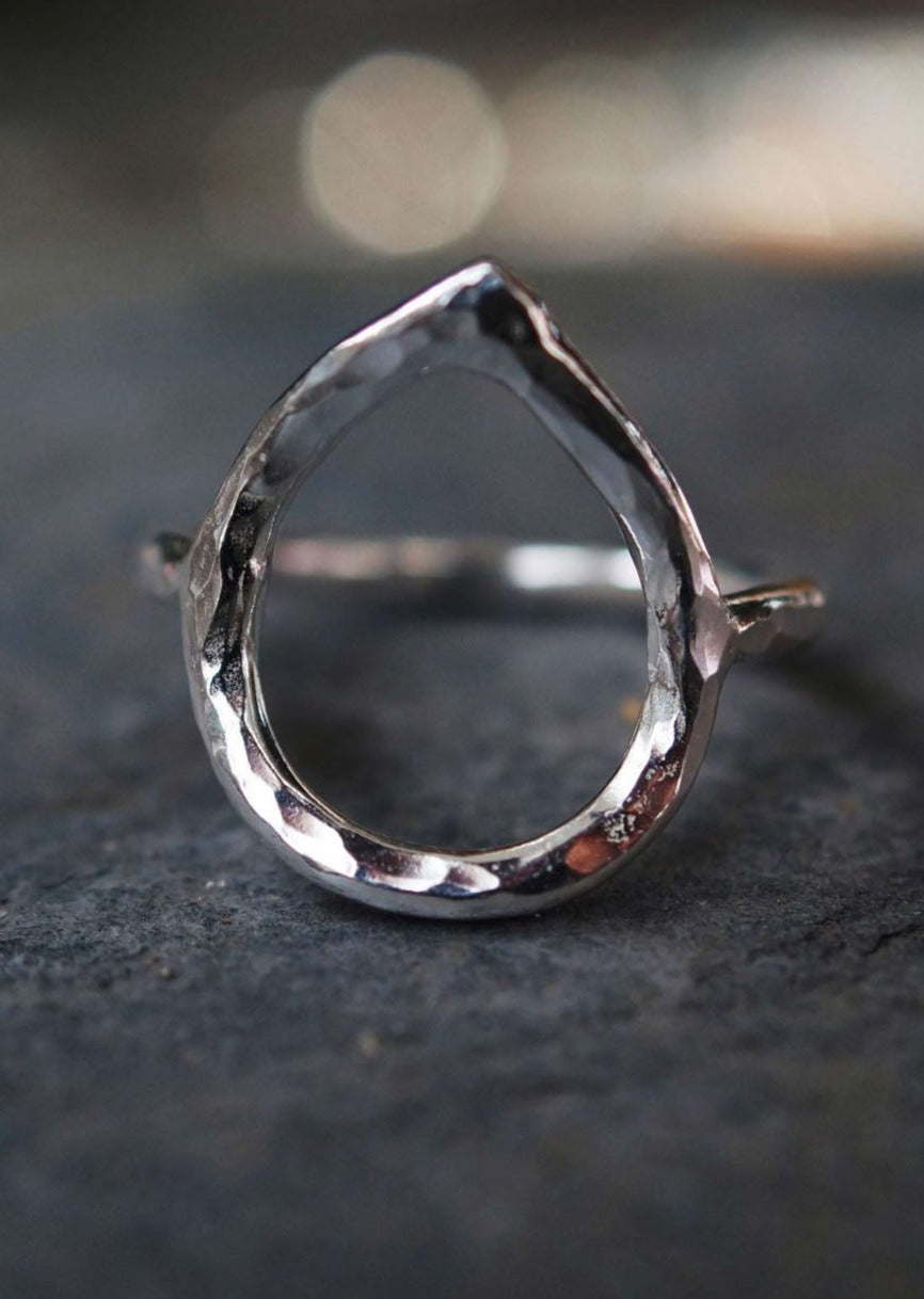 Splash Sterling Silver Ring