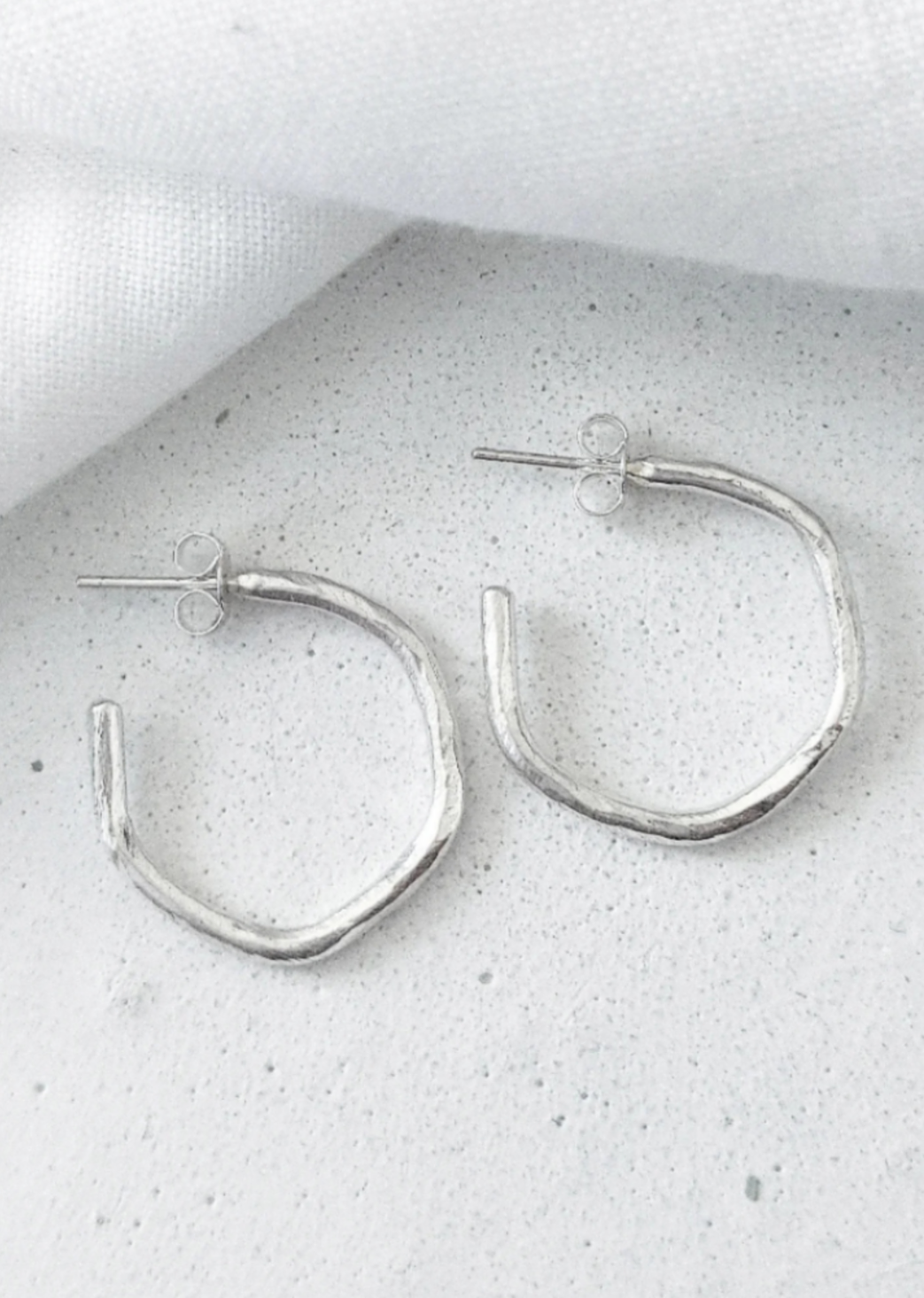 Midi Hoop Earrings by DaisyV Jewellery