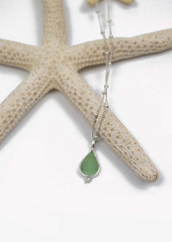 Ocean Tides Seaglass Pendant Necklace