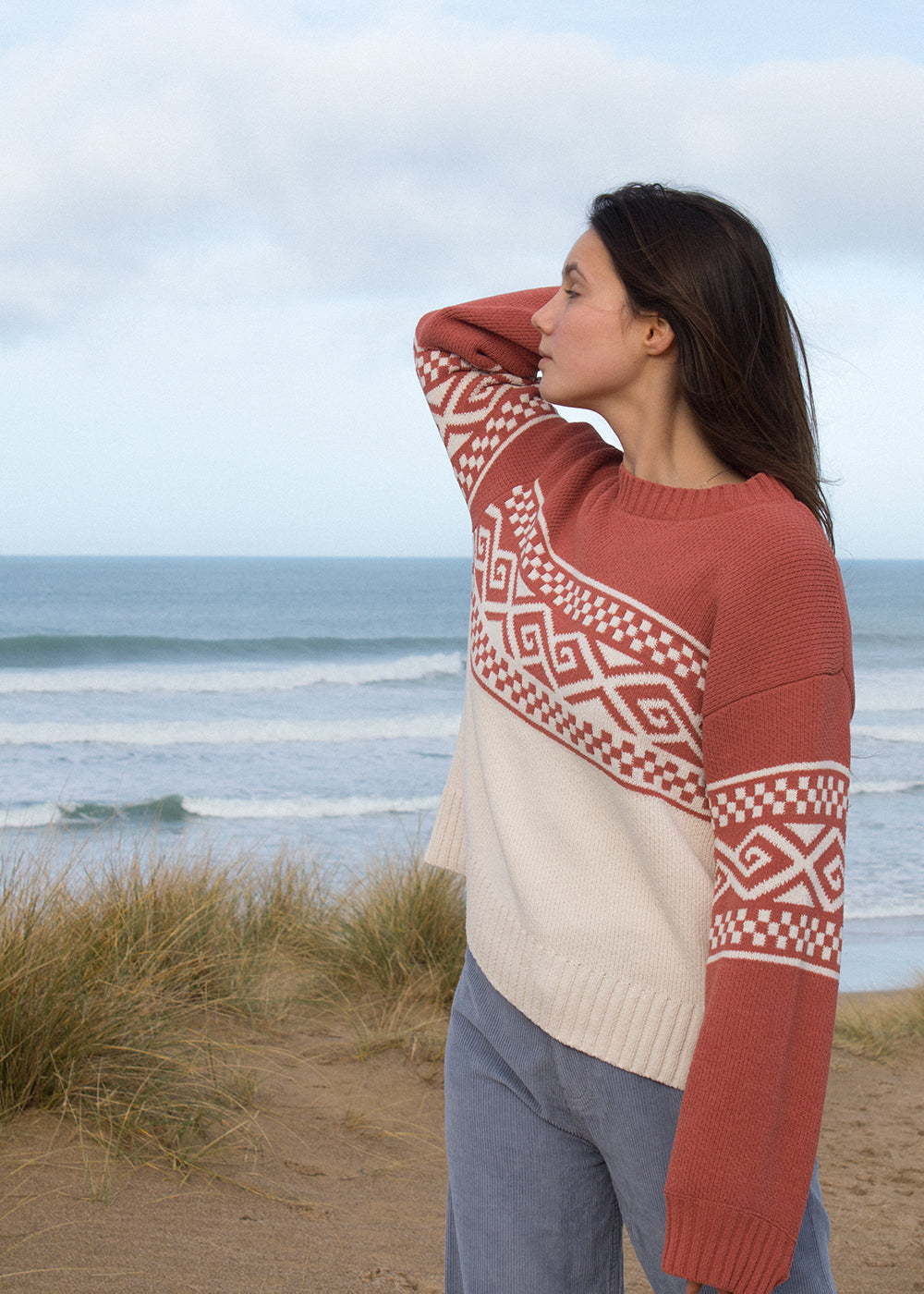 Rip Curl Cosmic Kiss Knit Jumper In Brick – The Beach Boutique | A 