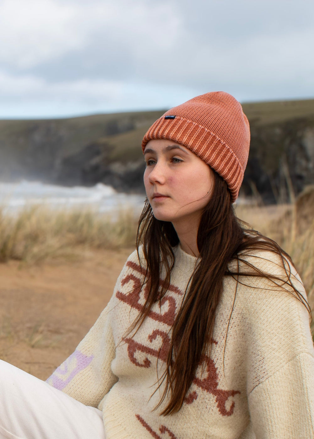 Vintage Reg Beanie in Brick