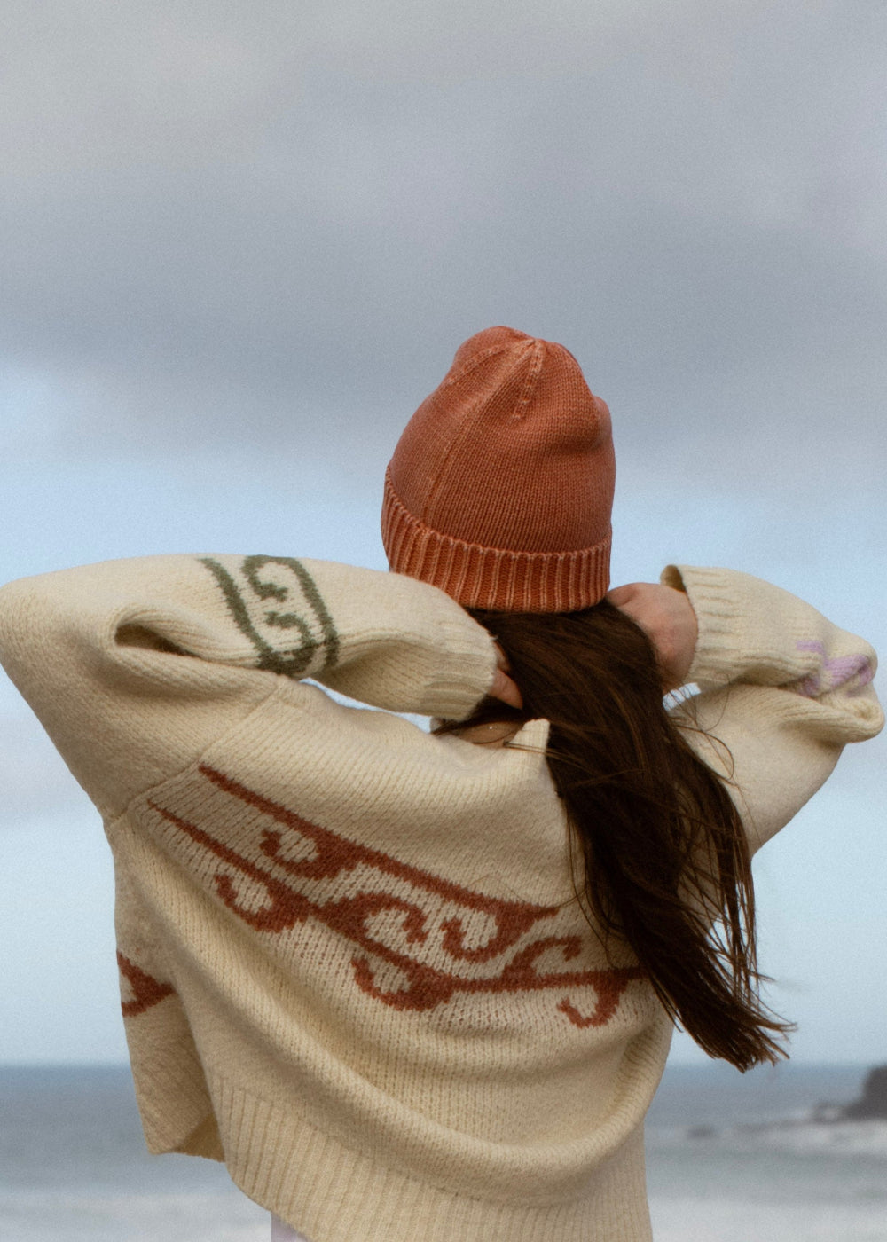Vintage Reg Beanie in Brick