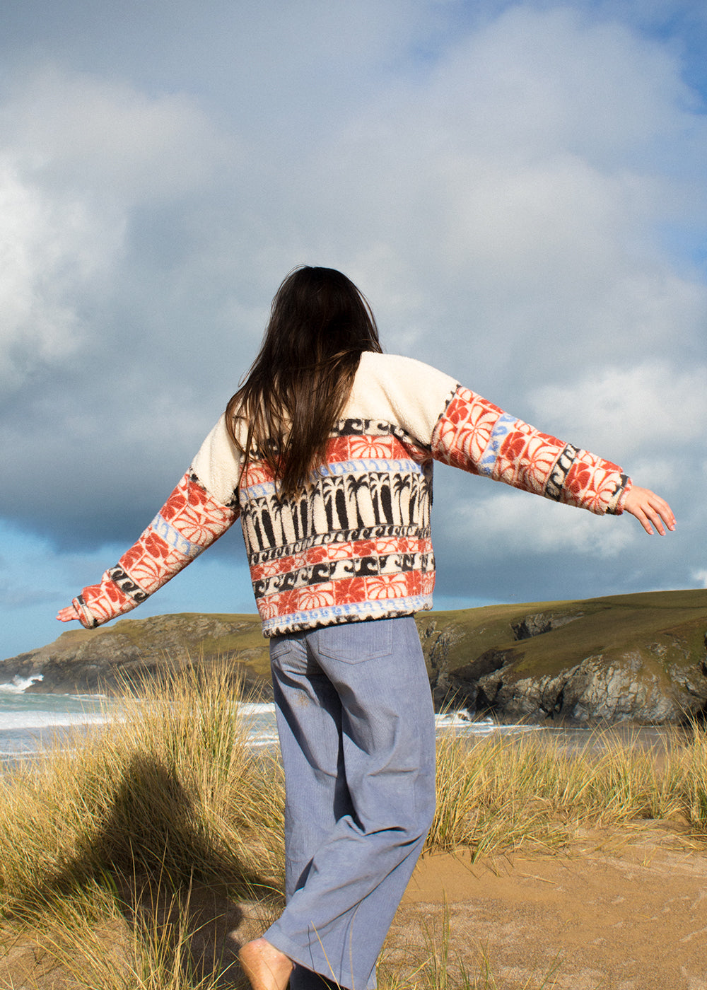 Ocean Zip Through Polar Fleece