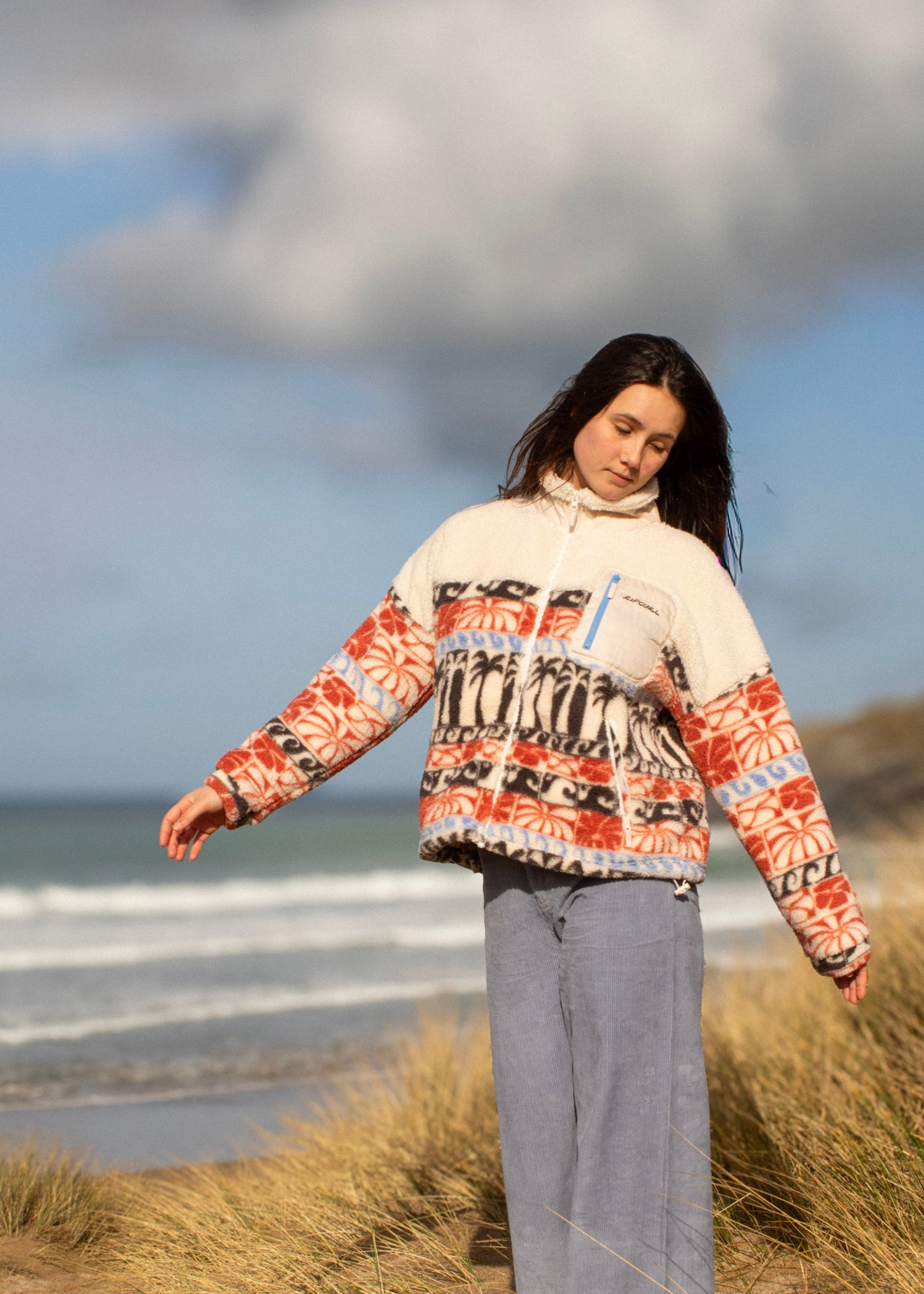 Oceanic Zip Through Polar Fleece