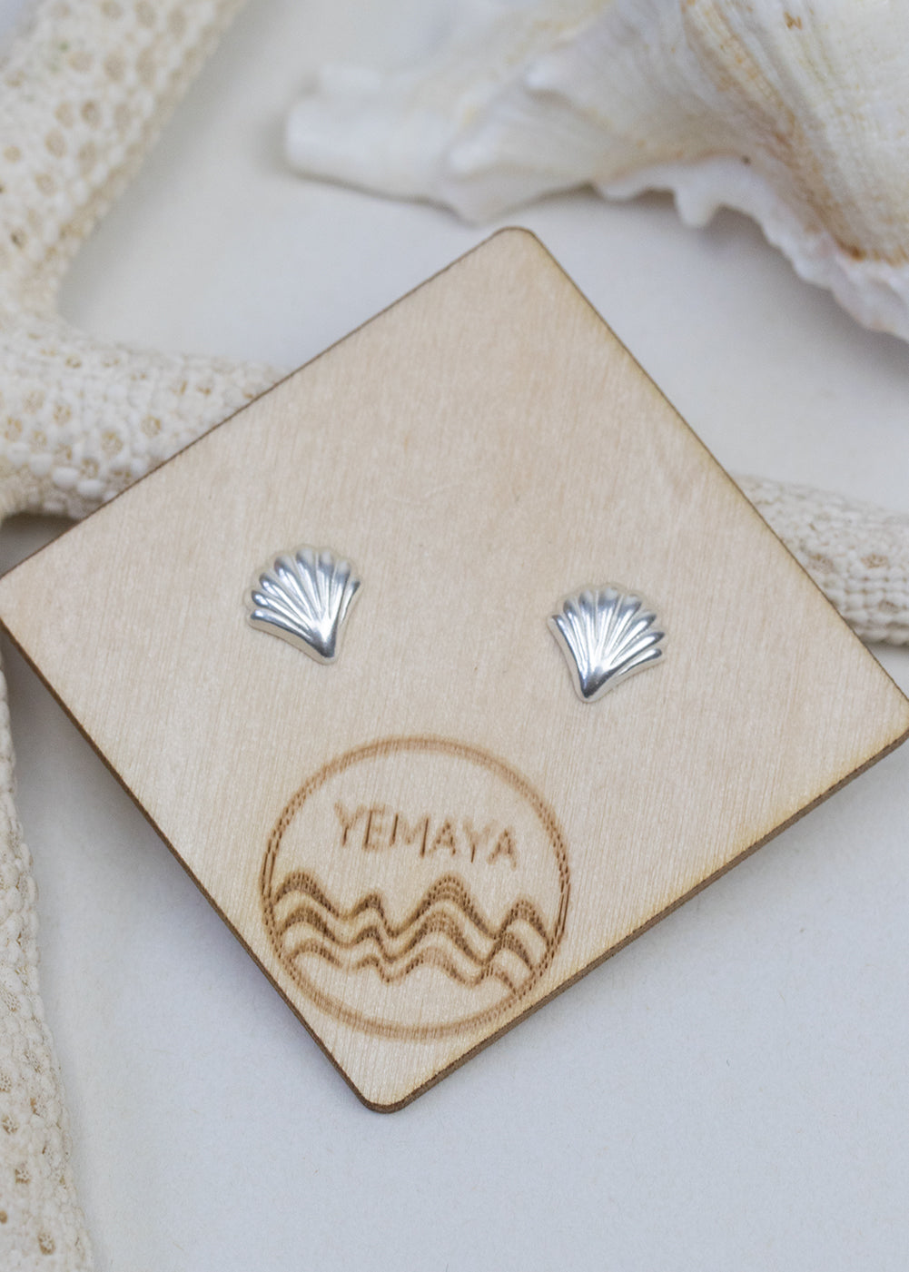 Shell Stud Earrings