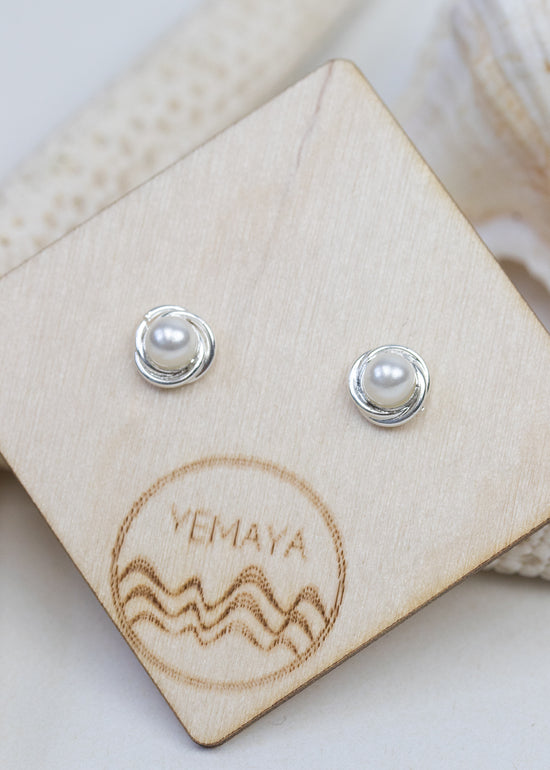 Pearl Stud Earrings