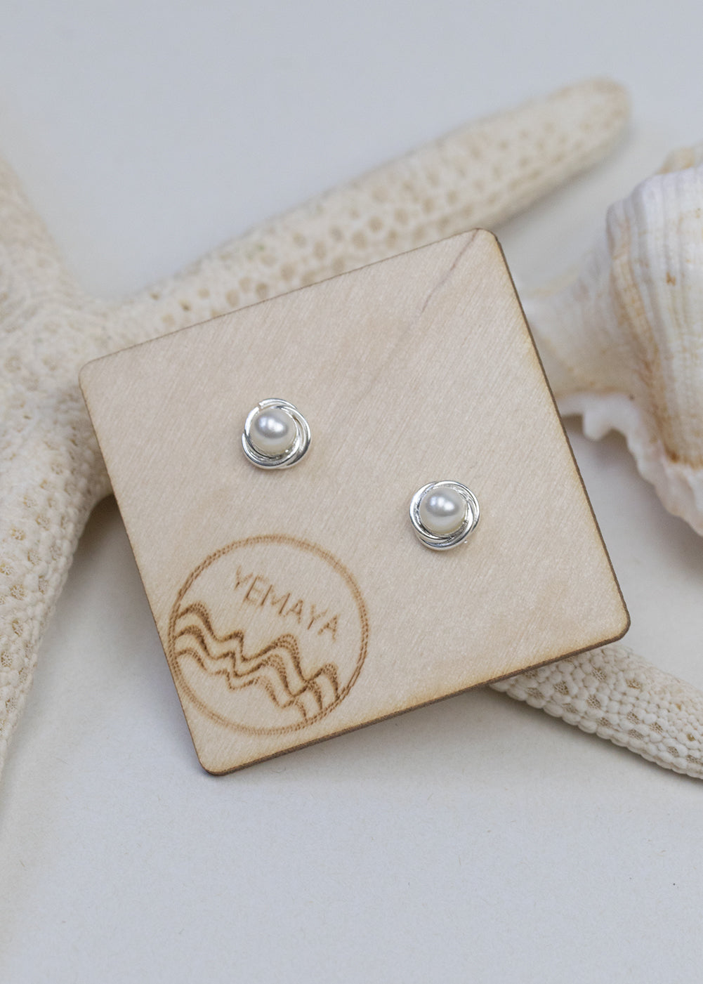 Pearl Stud Earrings