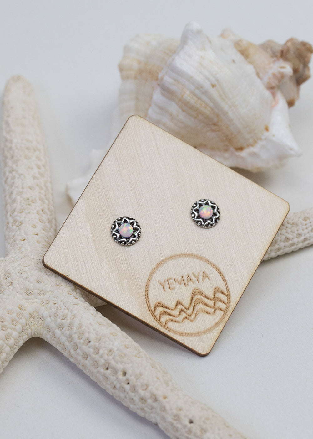 Opal Stud Earrings