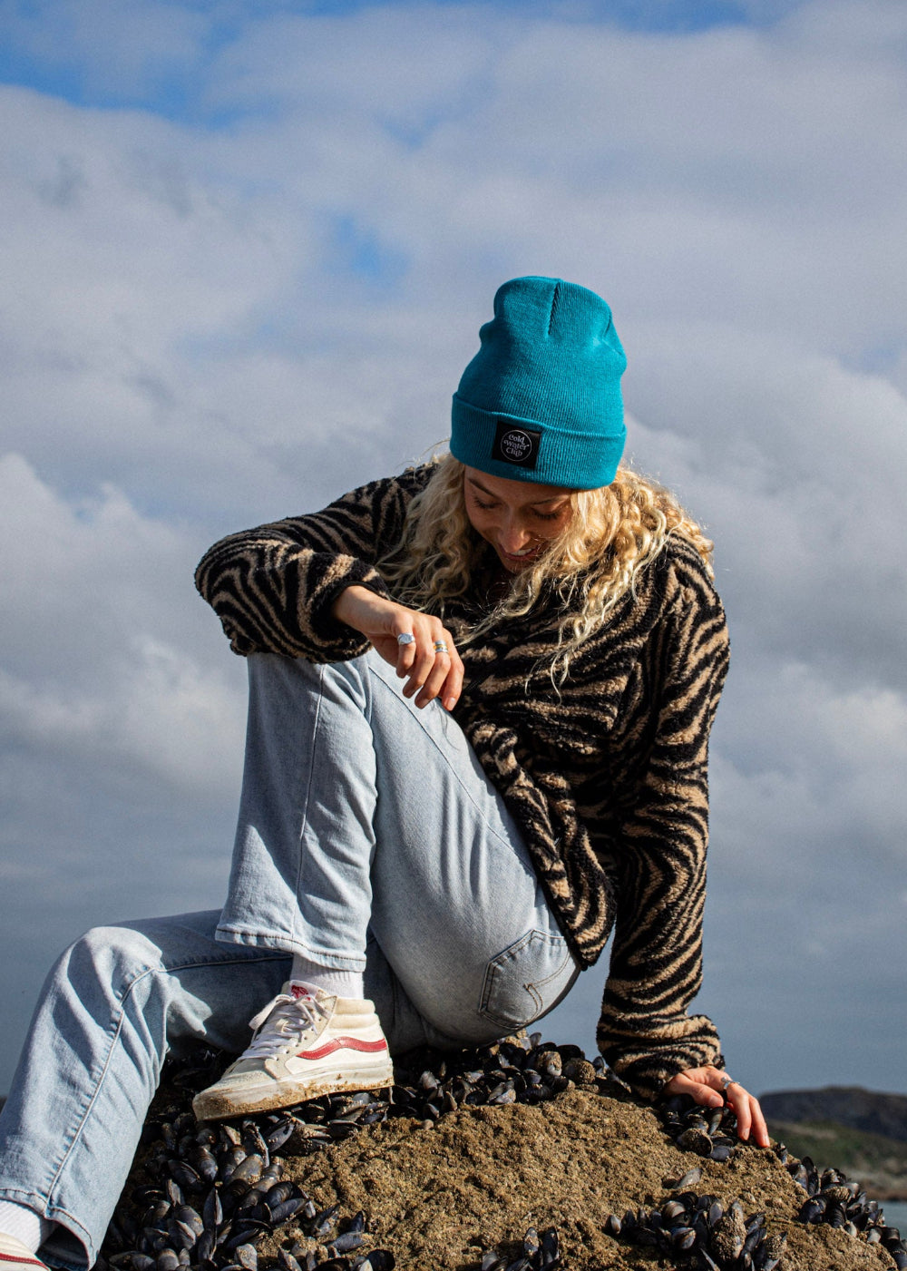 Adele Outdoor Full Zip Fleece in Bamboo Beige