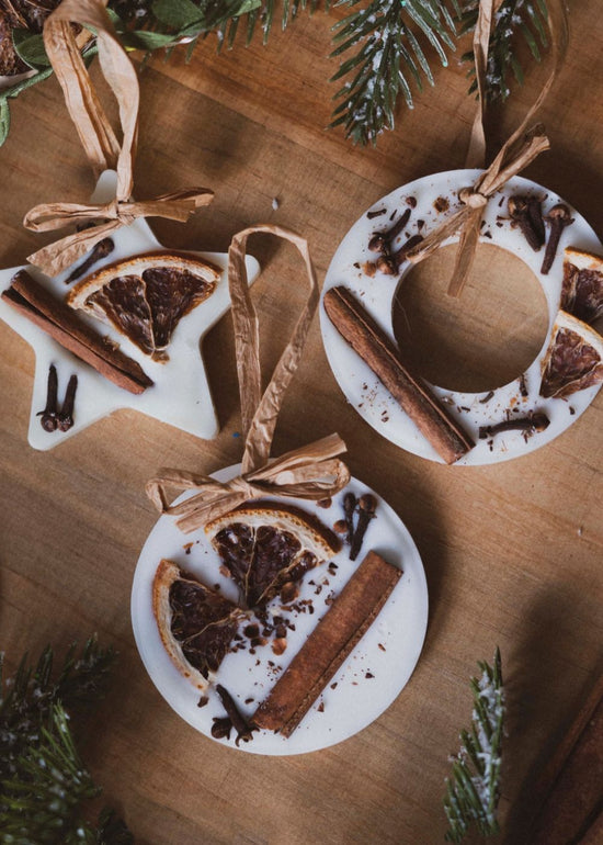 Cranberry, Orange and Cinnamon Star Christmas Decoration