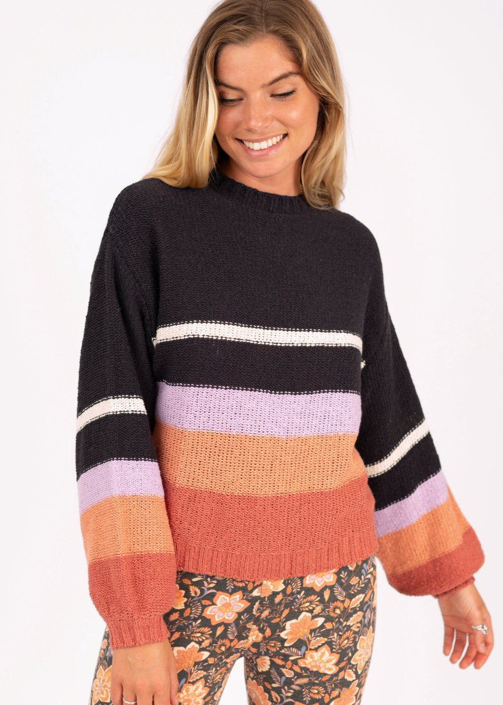 Seeing Double Striped Knit by Billabong