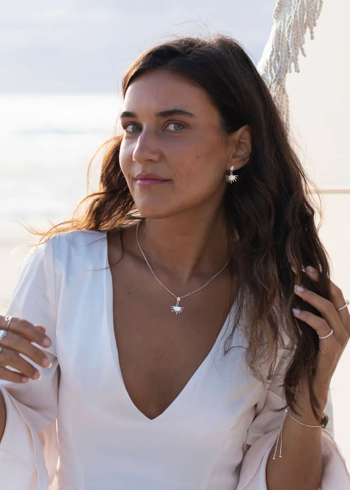 The Sun Will Always Shine After The Rain Pendant by Sadie Jewellery