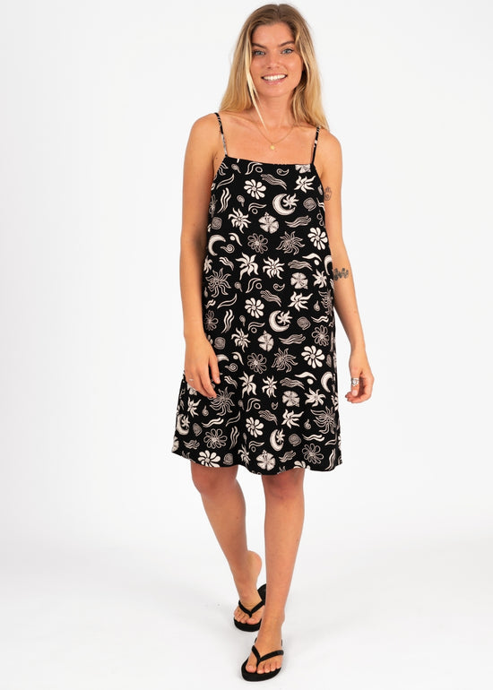 Load image into Gallery viewer, Holiday Motifs Mini Sun Dress
