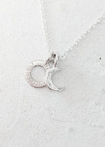The Sun & Moon Necklace by DaisyV Jewellery