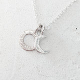 The Sun & Moon Necklace by DaisyV Jewellery