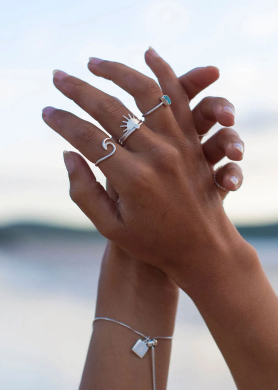 Sunshine Sterling Silver Ring by Sadie Jewellery