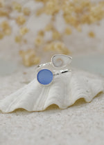 Ocean Treasure Silver Adjustable Ring by Shimmy Bracelets