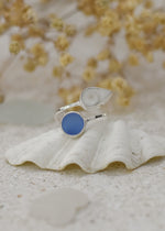 Ocean Treasure Silver Adjustable Ring by Shimmy Bracelets
