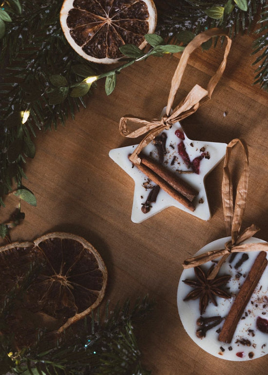 Cranberry, Orange and Cinnamon Star Christmas Decoration
