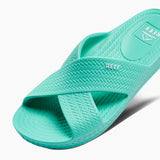 Water X Slide Sandals in Neon Teal by Reef