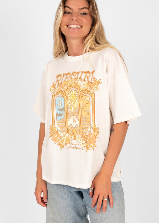 Tropical Tour Heritage Tee by Rip Curl