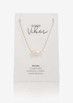 Pearl Cord Necklace by One & Eight