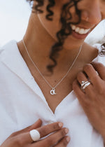 The Sun & Moon Necklace by DaisyV Jewellery