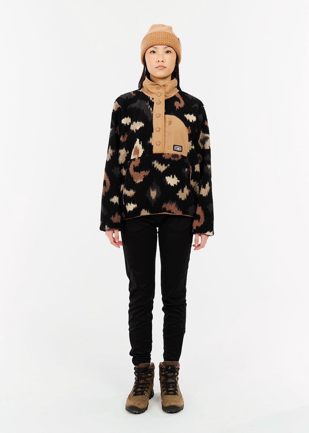 Xena Outdoor Quarter Button Fleece