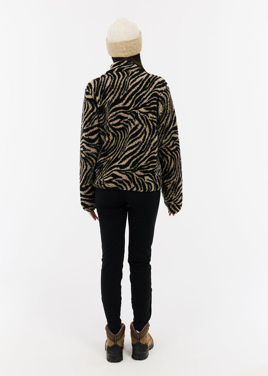 Adele Outdoor Full Zip Fleece in Bamboo Beige