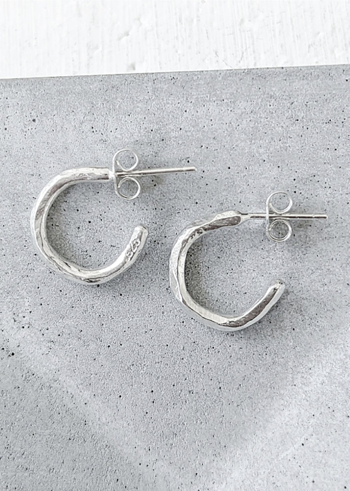 Mini Wave Hoop Earrings by DaisyV Jewellery
