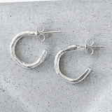 Mini Wave Hoop Earrings by DaisyV Jewellery