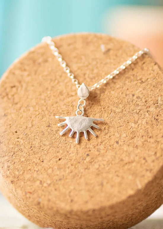 The Sun Will Always Shine After The Rain Pendant by Sadie Jewellery