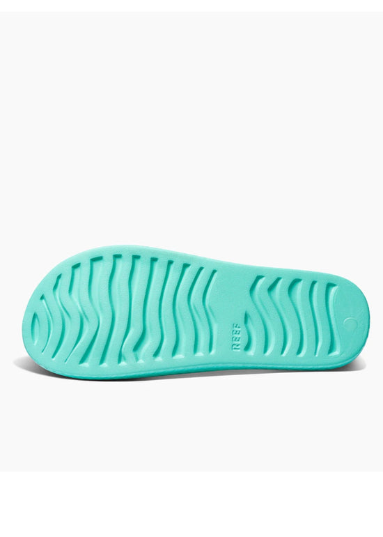 Load image into Gallery viewer, Water X Slide Sandals in Neon Teal by Reef
