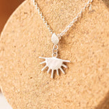 The Sun Will Always Shine After The Rain Pendant by Sadie Jewellery