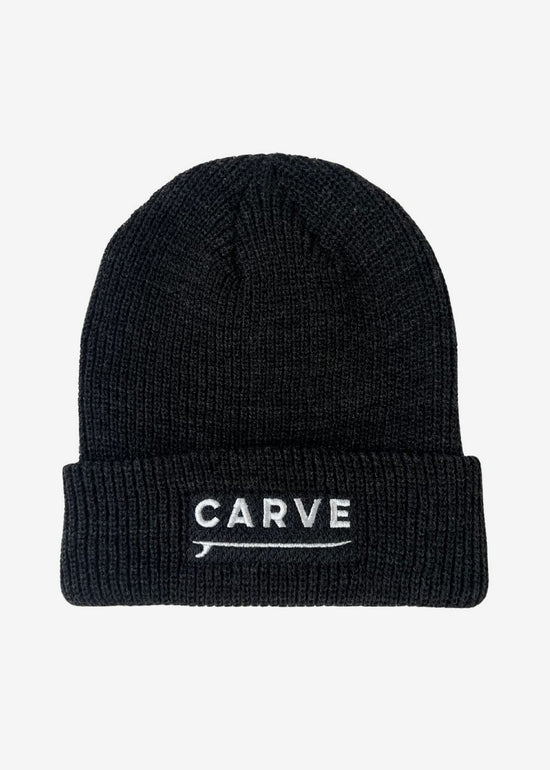 Carve Ribbed Knit Beanie