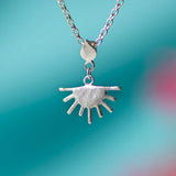 The Sun Will Always Shine After The Rain Pendant by Sadie Jewellery
