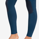 5/4/3mm Swell Series Chest Zip Wetsuit in Anthracite & Hot Tropics by Roxy