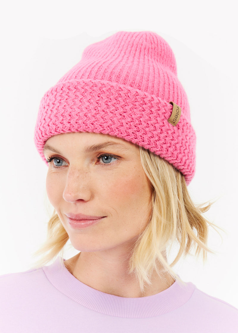 Marela Beanie in Foxy Pink
