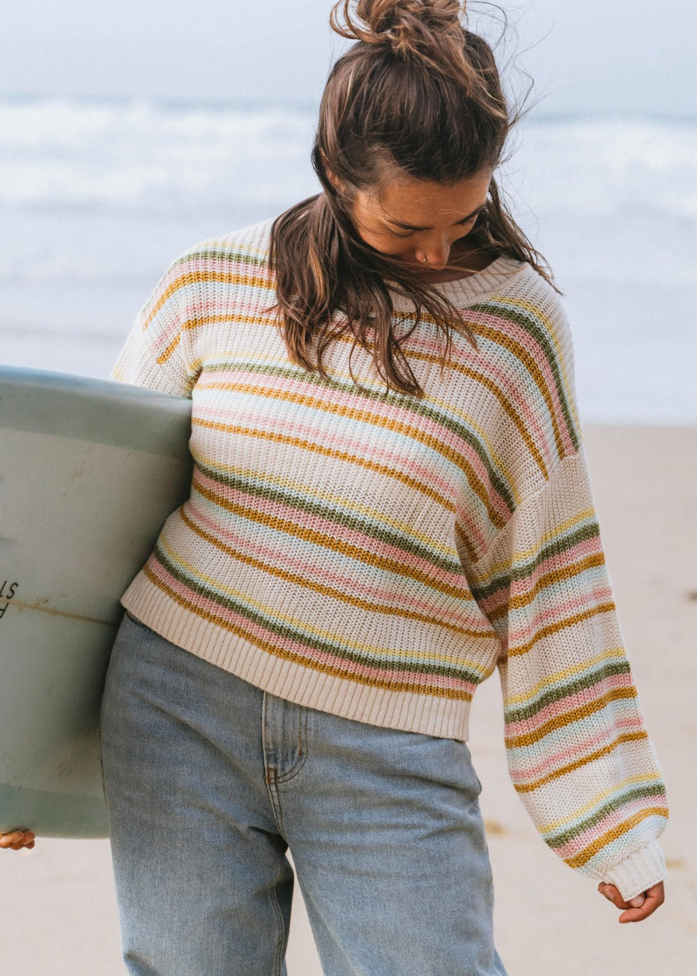 Load image into Gallery viewer, Sheer Love Striped Knit by Billabong
